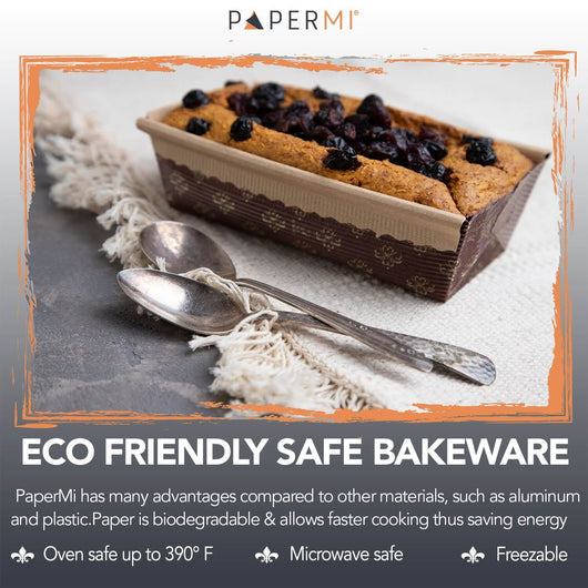 PM 178 BP | Plum Cake baking mold in microwave paper | Novacart Italia